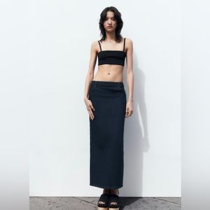 Stretch Knit Bandeau Top